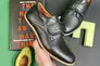 Подростковые туфли кожаные весна/осень черные Yuves М5L Фото 2