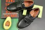 Подростковые туфли кожаные весна/осень черные Yuves М5L Фото 3
