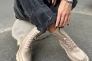 Ботинки женские кожаные бежевые демисезонные Фото 20