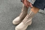 Ботинки женские кожаные бежевые демисезонные Фото 21