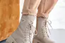 Женские ботинки кожаные зимние бежевые Marsela 706 Фото 1