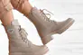 Женские ботинки кожаные зимние бежевые Marsela 706 Фото 5