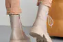 Женские ботинки кожаные зимние бежевые Marsela 706 Фото 6
