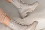 Женские ботинки кожаные зимние бежевые Marsela 706 Фото 9