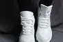 Жіночі кросівки шкіряні зимові білі Yuves 825 на меху Фото 3