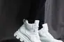 Жіночі кросівки шкіряні зимові білі Yuves 825 на меху Фото 4