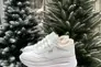 Жіночі кросівки шкіряні зимові білі Yuves 831 На меху Фото 4