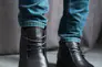 Мужские ботинки кожаные зимние черные Braxton К 1 на меху Фото 5