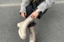 Ботинки женские кожаные бежевые зимние Фото 22