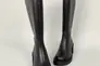 Сапоги женские кожаные черного цвета на каблуке зимние Фото 8
