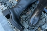 Сапоги женские кожаные черного цвета на каблуке зимние Фото 18