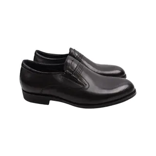 Туфлі чоловічі Brooman чорні натуральна шкіра 900-22DT