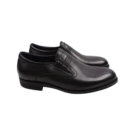 Туфли мужские Brooman черные натуральная кожа 900-22DT фото 1 — интернет-магазин Tapok