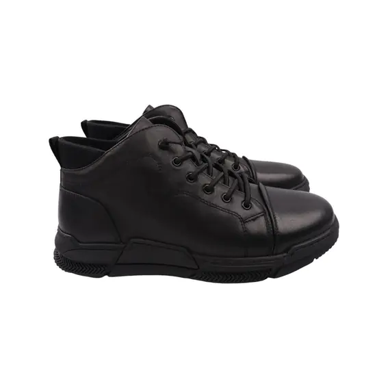 Ботинки мужские Brooman черные натуральная кожа 904-23ZHC фото 1 — интернет-магазин Tapok
