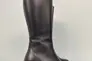 Сапоги женские кожаные черного цвета на каблуке демисезонные Фото 7