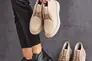 Женские ботинки замшевые зимние бежевые Emirro 10814-505 zamsha на меху Фото 3