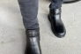 Ботинки мужские из кожи черного цвета зимние Фото 8