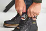 Мужские кроссовки кожаные зимние черные Splinter Б 1517 Фото 1