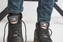 Мужские кроссовки кожаные зимние черные Splinter Б 1517 Фото 3