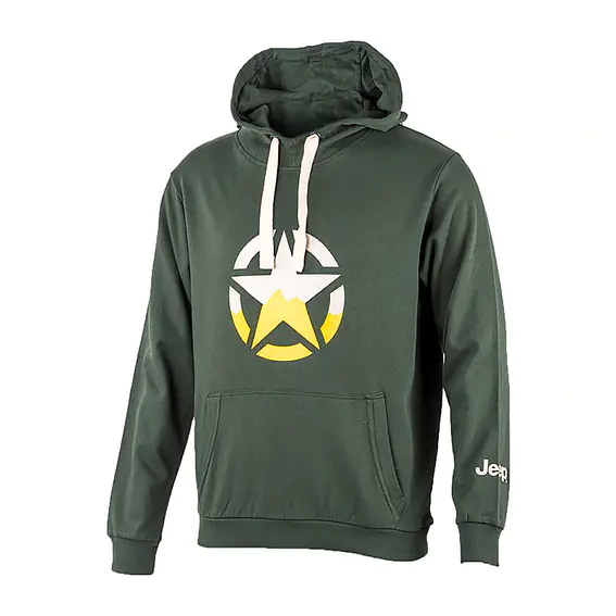 Толстовка JEEP HOODED SWEATSHIRT STAR O102568-E849 фото 1 — інтернет-магазин Tapok