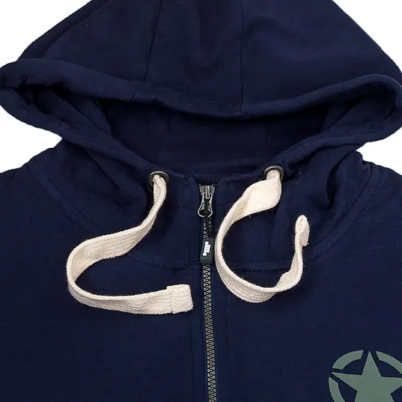 Толстовка JEEP HOODED SWEATSHIRT FULL ZIP STAR&JEEP O102572-K878 фото 3 — інтернет-магазин Tapok