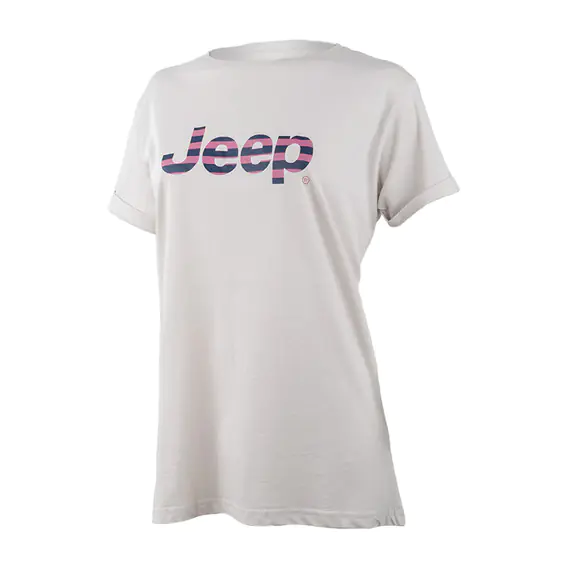 Футболка JEEP T-SHIRT OVERSIZE Striped Print Turn O102611-J863 фото 2 — інтернет-магазин Tapok