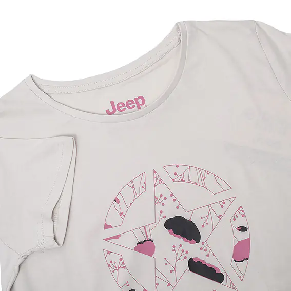 Футболка JEEP T-SHIRT STAR Botanical Print J22W O102614-J863 фото 3 — інтернет-магазин Tapok