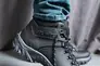 Мужские кроссовки кожаные зимние черные Splinter Б 4211 на меху Фото 1