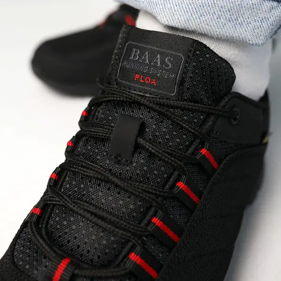 Кроссовки BaaS 584815 Черные красные фото 4 — интернет-магазин Tapok