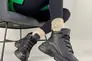 Кросівки жіночі шкіра флотар чорного кольору зимові Фото 6
