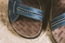 Мужские сандали кожаные летние синие Bonis Original 25 Фото 4