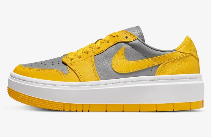 Кросівки жіночі Jordan 1 Low Elevate Yellow Grey (DH7004-017) фото 2 — інтернет-магазин Tapok