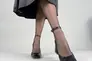 Туфли женские кожаные черные на каблуке Фото 4