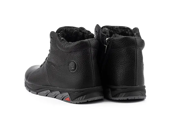 Подростковые ботинки кожаные зимние черные Milord Olimp фото 3 — интернет-магазин Tapok