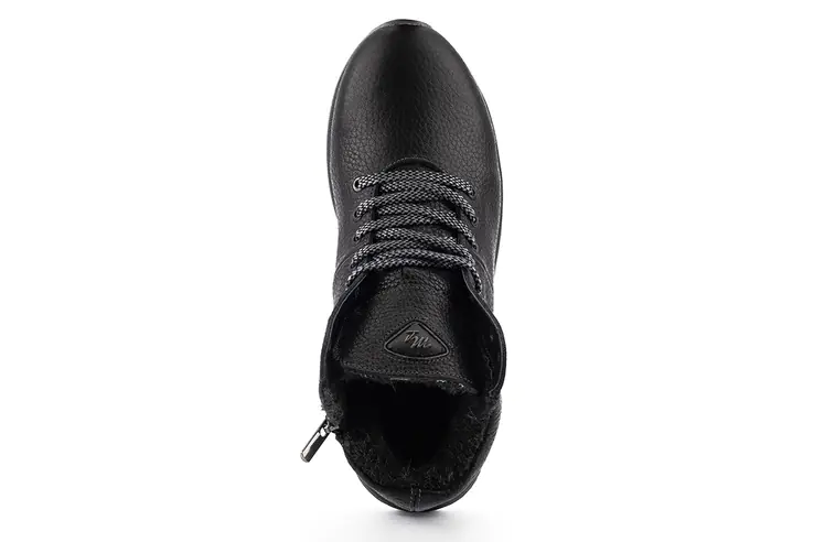 Подростковые ботинки кожаные зимние черные Milord Olimp фото 5 — интернет-магазин Tapok