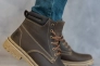 Мужские ботинки кожаные зимние коричневые Accord БОТ Фото 1