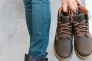 Мужские ботинки кожаные зимние коричневые Accord БОТ Фото 2