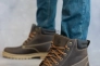 Мужские ботинки кожаные зимние коричневые Accord БОТ Фото 4