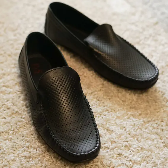Мокасины Prime Shoes PS 06 Черный фото 2 — интернет-магазин Tapok