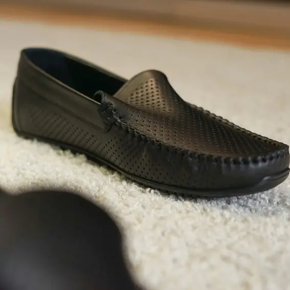 Мокасины Prime Shoes PS 06 Черный фото 3 — интернет-магазин Tapok