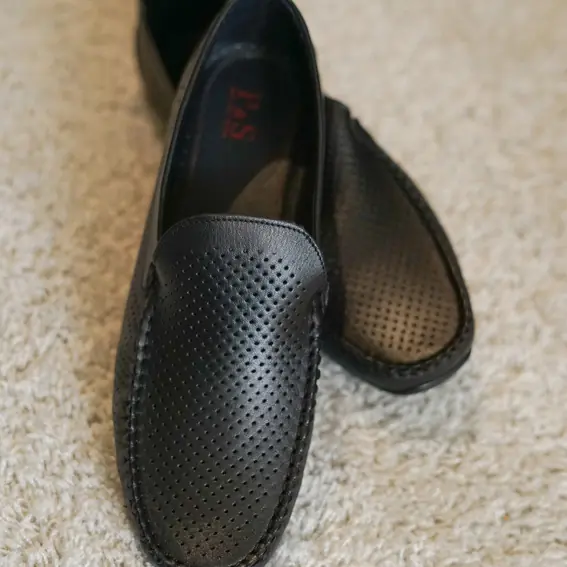Мокасини Prime Shoes PS 06 Чорний фото 4 — інтернет-магазин Tapok