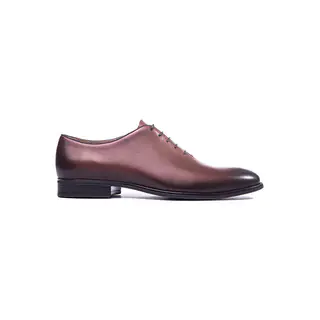 Чоловічі туфлі оксфорди Ікос 0385 Помаранчевий з коричневим