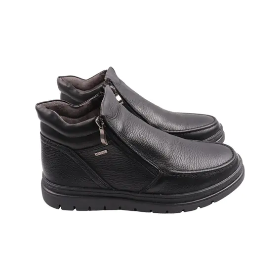 Ботинки мужские Maxus черные натуральная кожа 110-23ZHC фото 1 — интернет-магазин Tapok
