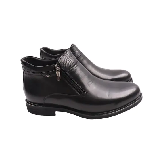 Ботинки мужские Brooman черные натуральная кожа 907-23ZH фото 1 — интернет-магазин Tapok