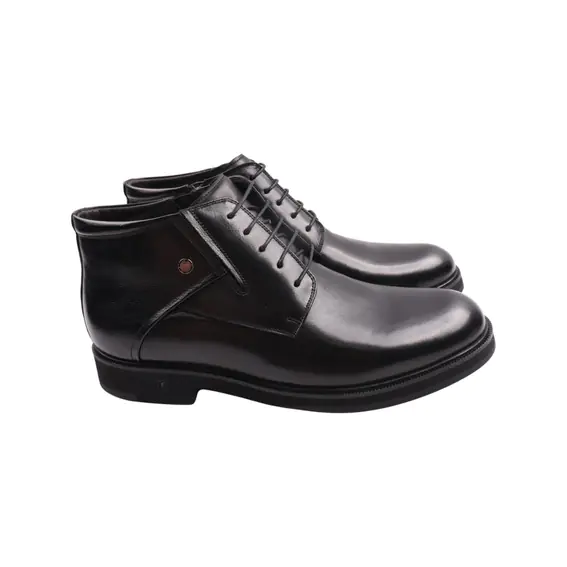 Ботинки мужские Cosottinni черные натуральная кожа 415-23ZH фото 1 — интернет-магазин Tapok