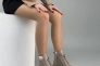 Кросівки жіночі шкіряні бежеві демісезонні Фото 13