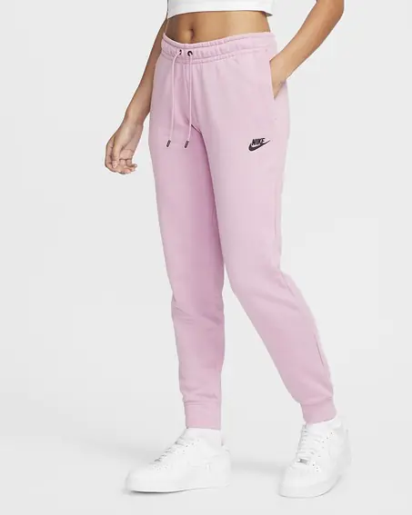 Брюки жіночі Nike Sportswear Essential Fleece Women's Track Pants (DX2320-522) фото 2 — інтернет-магазин Tapok