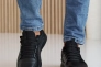 Чоловічі кросівки шкіряні весняно-осінні чорні Nivas 003 Фото 3