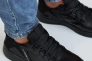 Мужские кроссовки кожаные весенне-осенние черные Nivas 003 Фото 5
