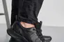 Мужские кроссовки кожаные весенне-осенние черные Nivas 205 Фото 1